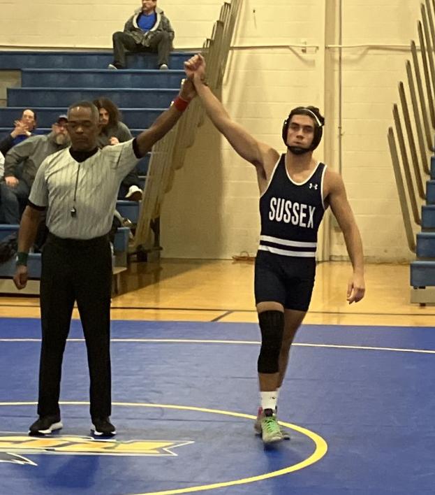 Sussex Wrestling Continues Milestone Season, Claiming 1st and 2nd Team Wins In Program History